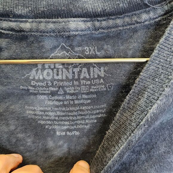 The Mountain Blue Abraham Lincoln The Emancipator Grizzly T-Shirt Size 3X - Picture 4 of 6